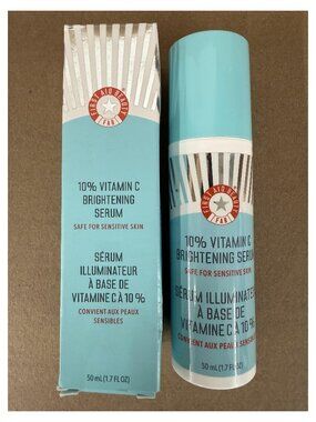 First Aid Beauty FAB 10% Vitamin C Brightening Serum 1.7 oz Brighten + Firm Skin